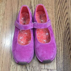 Morgan & Milo Pink suede Mary Janes